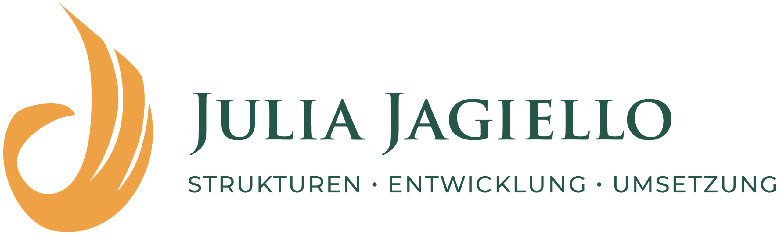 Logo orangener Phönix Julia Jagiello Training Entwicklung Coaching